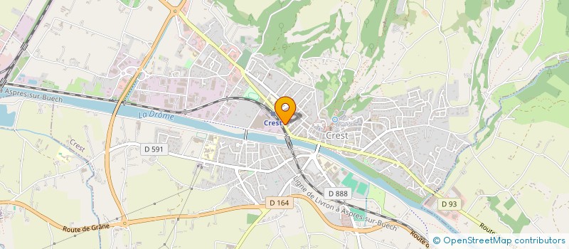 localisation de l'entreprise C.PINOT  CREST