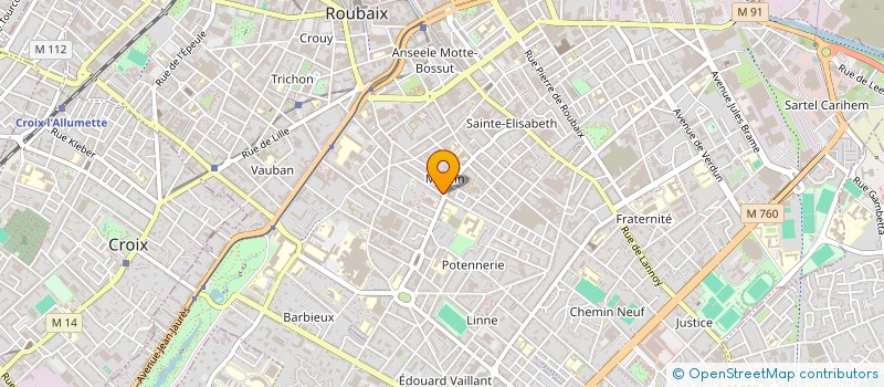 localisation de l'entreprise C'POSSIBLE à ROUBAIX