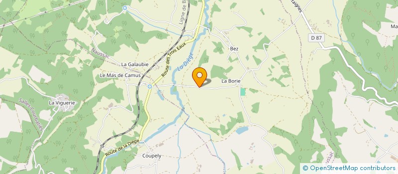 localisation de l'entreprise C POUR EUX  NAUSSAC