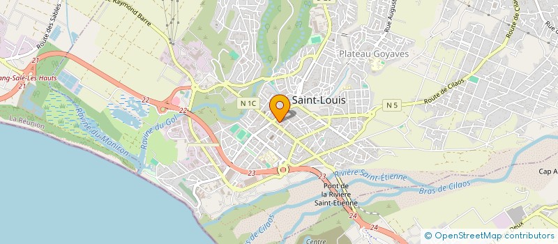 localisation de l'entreprise C POUR L à SAINT-LOUIS
