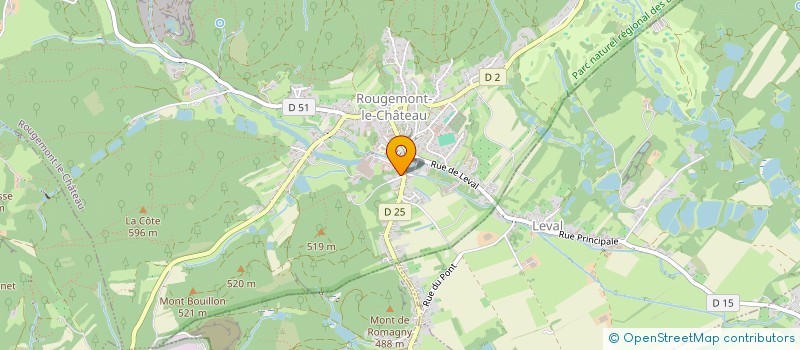 localisation de l'entreprise C POUR TOI à ROUGEMONT-LE-CHATEAU