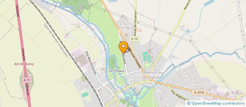 localisation de l'entreprise C&PRATIK COMPETENCES ET PRATIQUES  MEHUN-SUR-YEVRE