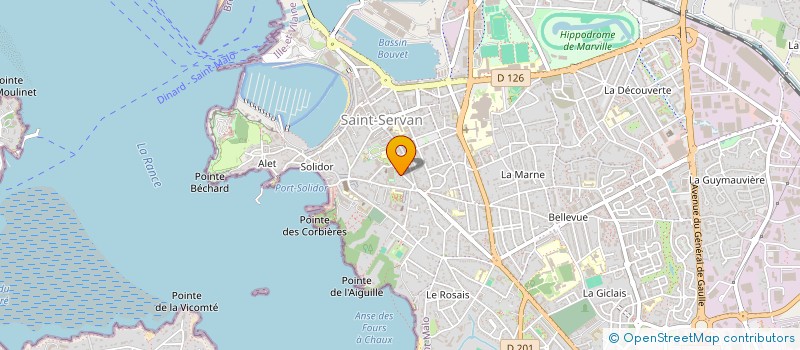 localisation de l'entreprise C - PRES  SAINT-MALO