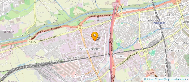 localisation de l'entreprise C'PRET.DISTRIBUTION  PERPIGNAN