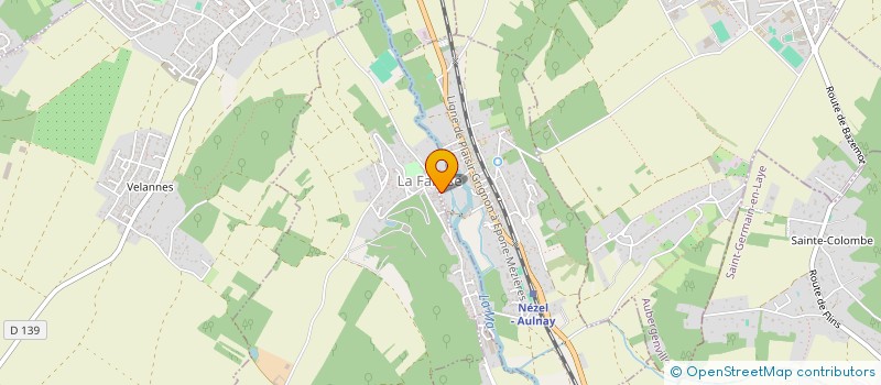 localisation de l'entreprise C'PRINT  LA FALAISE