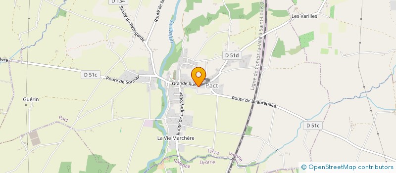 localisation de l'entreprise C PRO G à PACT