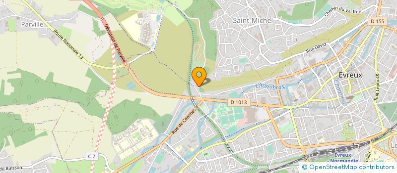 localisation de l'entreprise C PRO NET  EVREUX