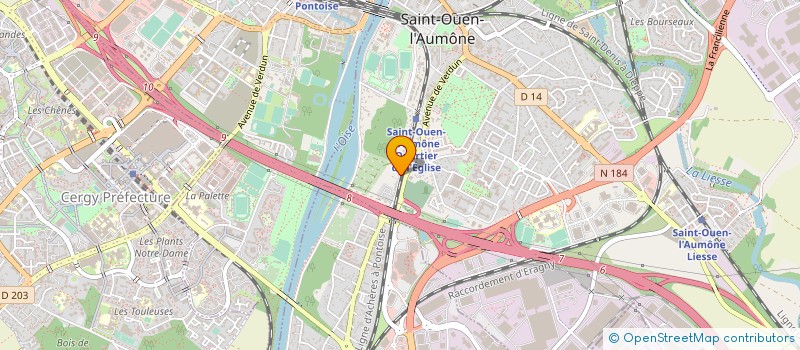 localisation de l'entreprise C PRO NETTOYAGE à SAINT-OUEN-L'AUMONE