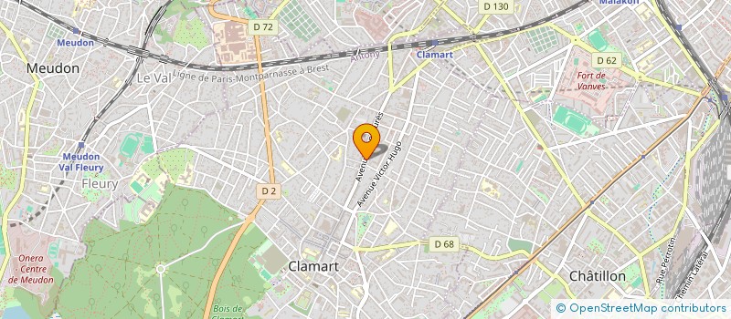 localisation de l'entreprise C-PRODUCTION à CLAMART