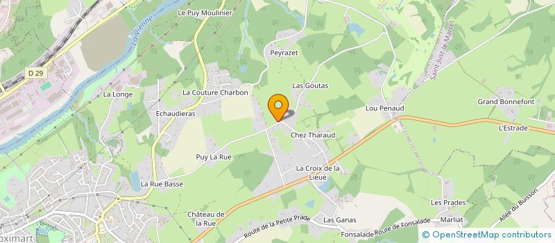 localisation de l'entreprise C-PROGESTION à PANAZOL