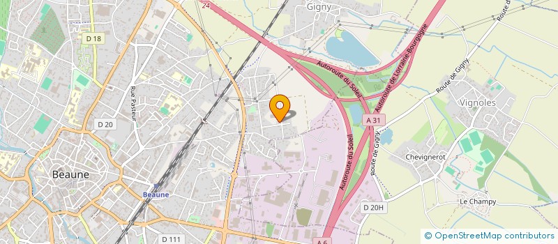 localisation de l'entreprise C-PROJECTS à BEAUNE