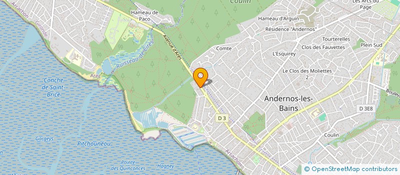 localisation de l'entreprise C PUR à ANDERNOS-LES-BAINS