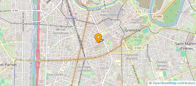 localisation de l'entreprise C.Q.F.D.  GRENOBLE