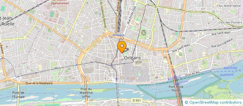 localisation de l'entreprise C Q F P SARL à ORLEANS