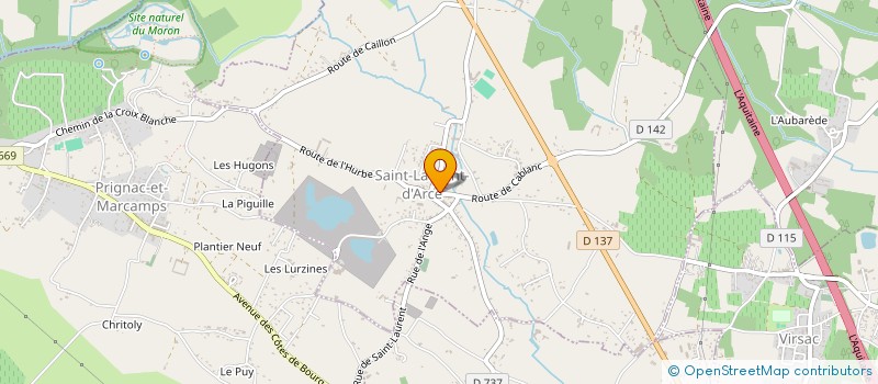 localisation de l'entreprise C'QUELEC  SAINT-LAURENT-D'ARCE