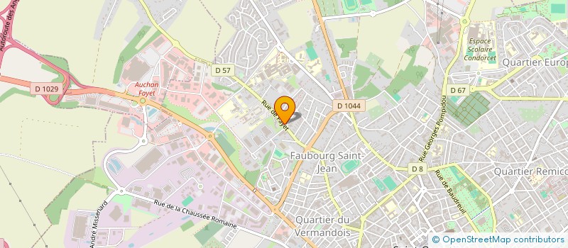 localisation de l'entreprise C.R.2.D.FORMATION  SAINT-QUENTIN