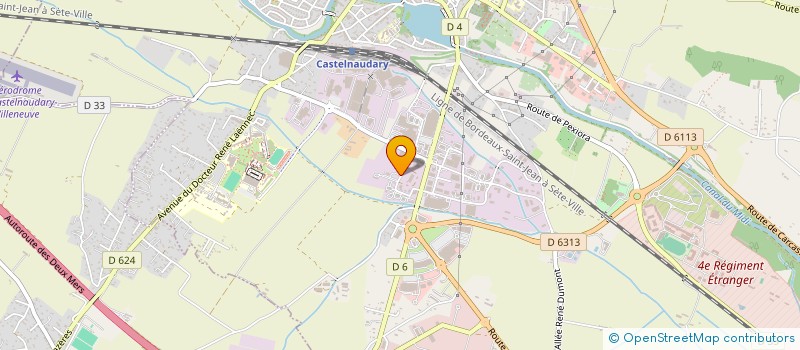 localisation de l'entreprise C.R  CASTELNAUDARY