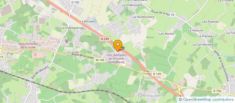 localisation de l'entreprise C & R à HAUTE-GOULAINE