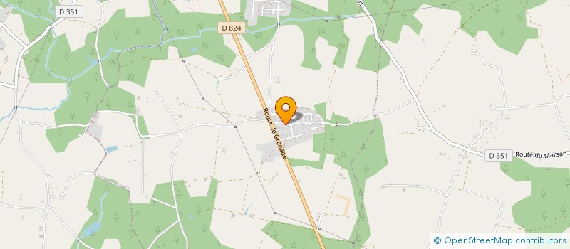 localisation de l'entreprise C&R  BRETAGNE-DE-MARSAN