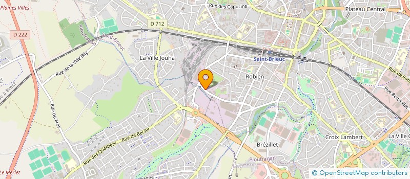 localisation de l'entreprise C.R.A. à SAINT-BRIEUC