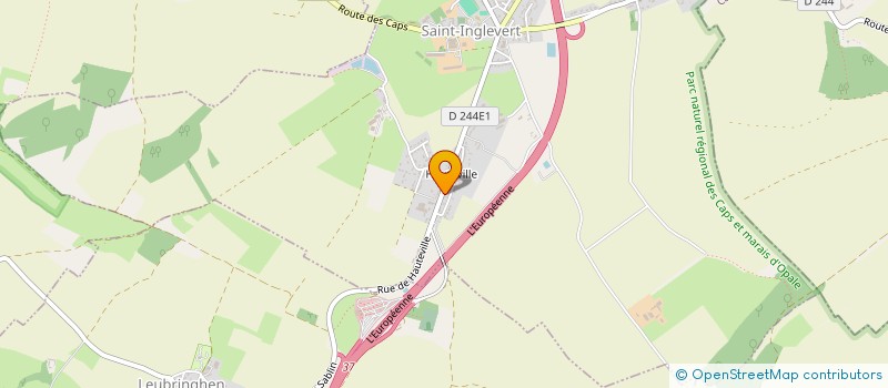 localisation de l'entreprise C.R.A.  SAINT-INGLEVERT