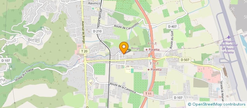 localisation de l'entreprise C.R.A.P à BORGO