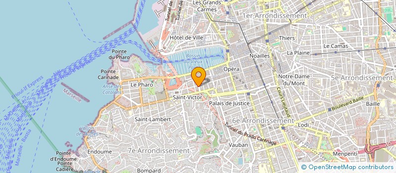 localisation de l'entreprise C R A T E R CHAUFFAGE IMMEUBLE à MARSEILLE