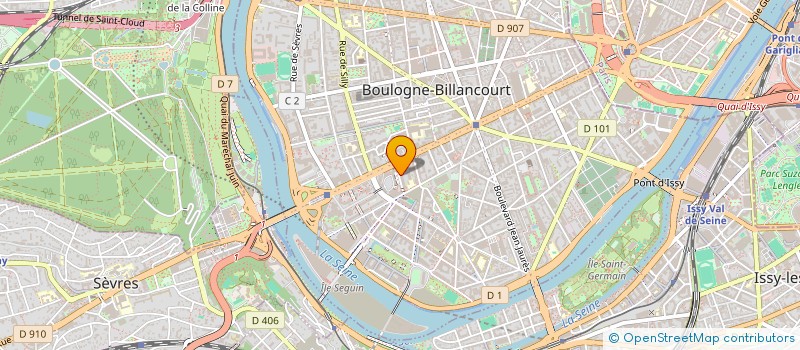 localisation de l'entreprise C & R ASSOCIES à BOULOGNE-BILLANCOURT