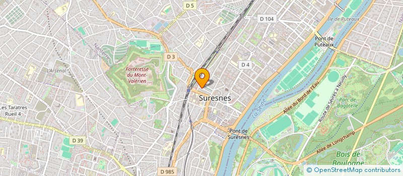 localisation de l'entreprise C R B à SURESNES