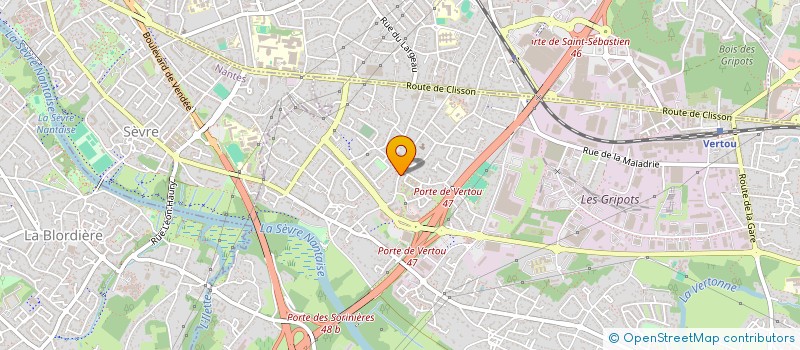 localisation de l'entreprise C.R.B 44  VERTOU