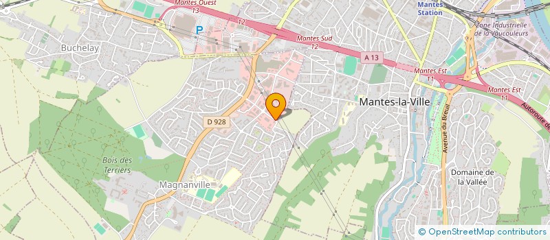 localisation de l'entreprise C.R.B à MAGNANVILLE