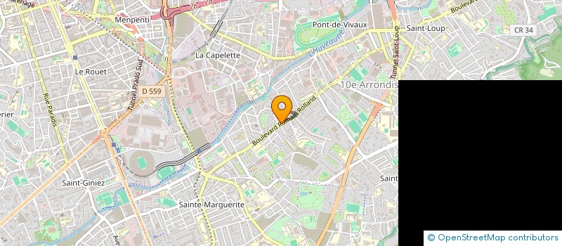 localisation de l'entreprise C.R.B  MARSEILLE