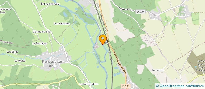 localisation de l'entreprise C R B CONCEPTION ET REALISATION DE BATIMENTS à GLOS-SUR-RISLE