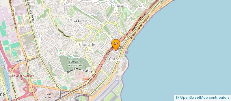 localisation de l'entreprise C.R.B CONSTRUCTION RENOVATION BATIMENT  NICE