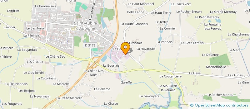 localisation de l'entreprise C.R.B.E à SAINT-AUBIN-D'AUBIGNE