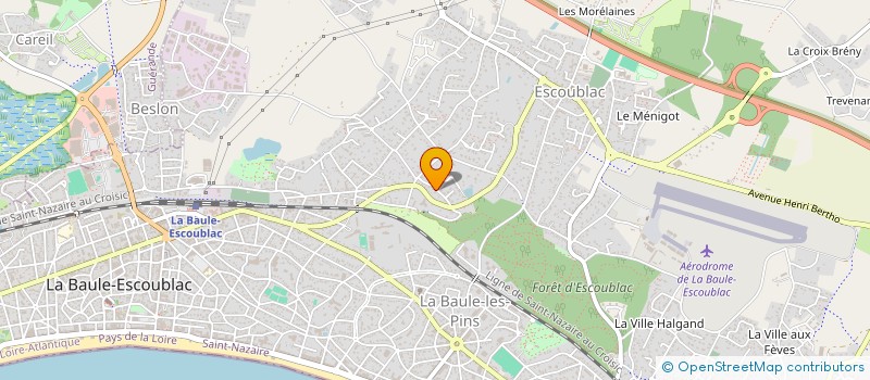 localisation de l'entreprise C R B S à LA BAULE-ESCOUBLAC