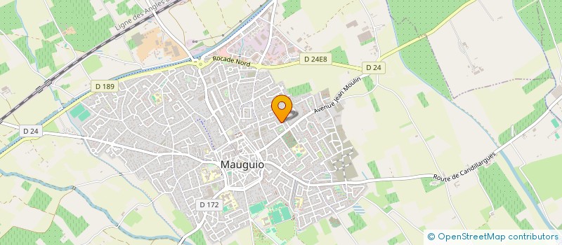 localisation de l'entreprise C.R.C.  MAUGUIO