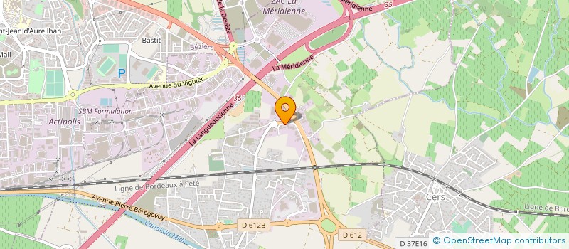 localisation de l'entreprise C.R. CONCEPT à VILLENEUVE-LES-BEZIERS