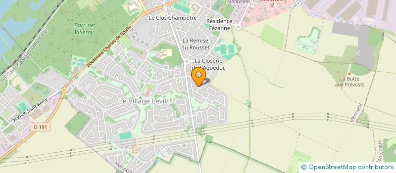 localisation de l'entreprise C.R. CONSEILS à MENNECY