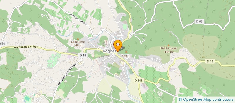 localisation de l'entreprise C.R.D ASSOCIES à ROGNES