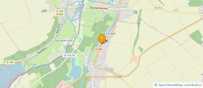localisation de l'entreprise C.R. DEPANNAGE à OULINS