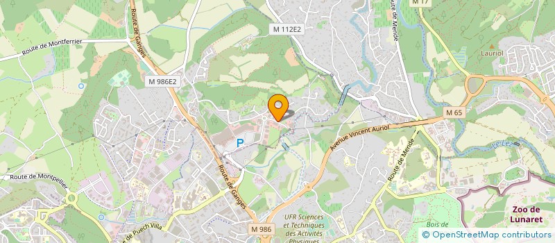 localisation de l'entreprise C.R.E.A.S  SAINT-CLEMENT-DE-RIVIERE