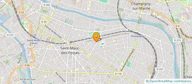 localisation de l'entreprise C.R.E.E.R. AVEC LA LANGUE FRANCAISE à SAINT-MAUR-DES-FOSSES