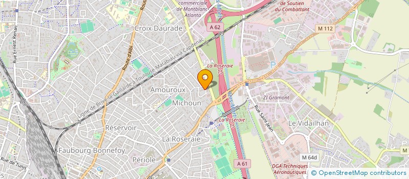 localisation de l'entreprise C.R.E.E.R. PISCINES ET PAYSAGES à TOULOUSE