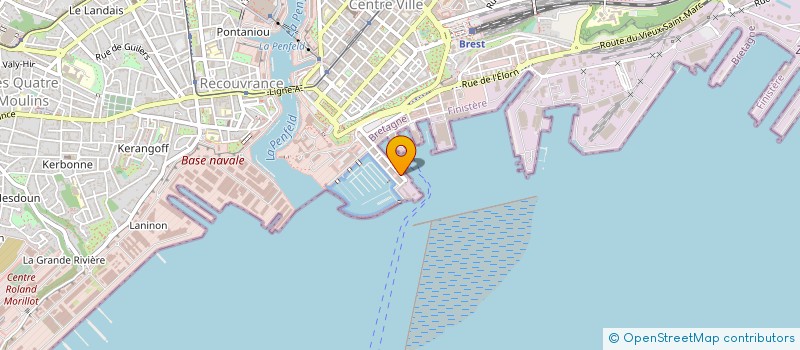 localisation de l'entreprise C.R.E.F. à BREST