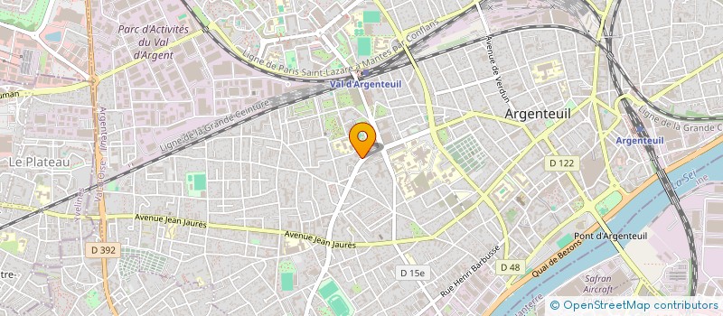 localisation de l'entreprise C.R.E.R.2000 à ARGENTEUIL