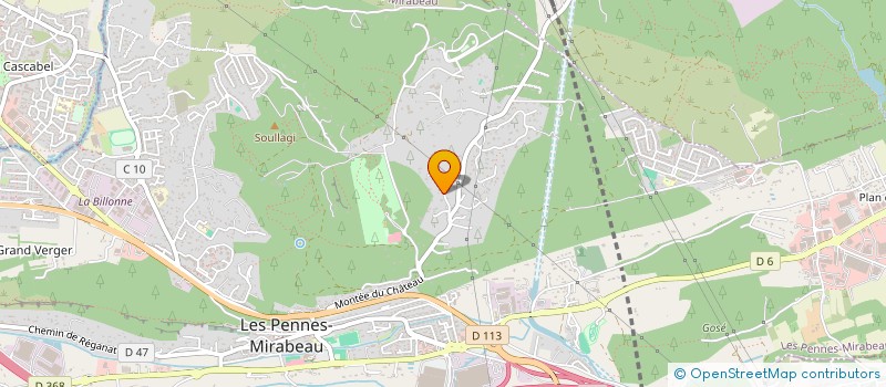 localisation de l'entreprise C.R. EXPERTISE & AUDIT à LES PENNES-MIRABEAU