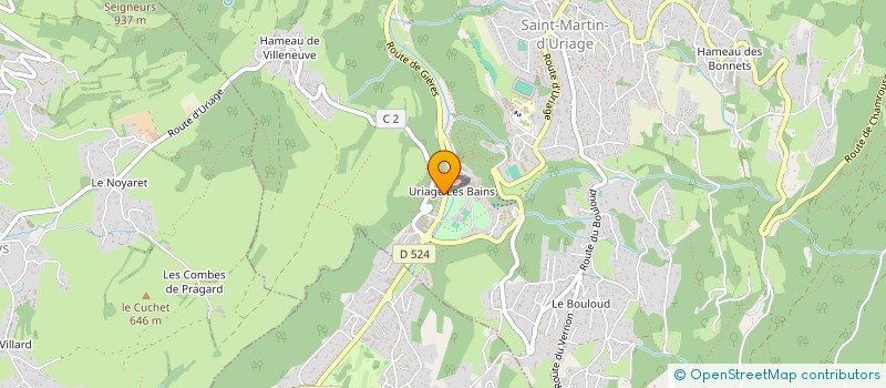 localisation de l'entreprise C R F à SAINT-MARTIN-D'URIAGE