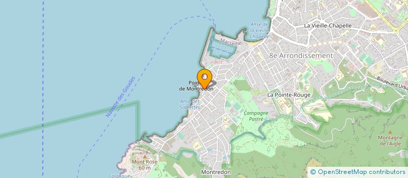 localisation de l'entreprise C.R.F. LE GRAND LARGE à MARSEILLE