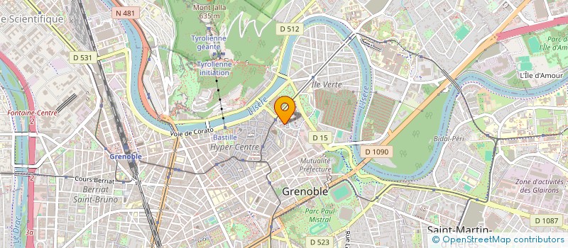 localisation de l'entreprise C R F P à GRENOBLE